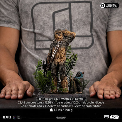 STAR WARS VI - Chewbacca & Tokkat - Statuette Art Scale 1/10 22.4cm