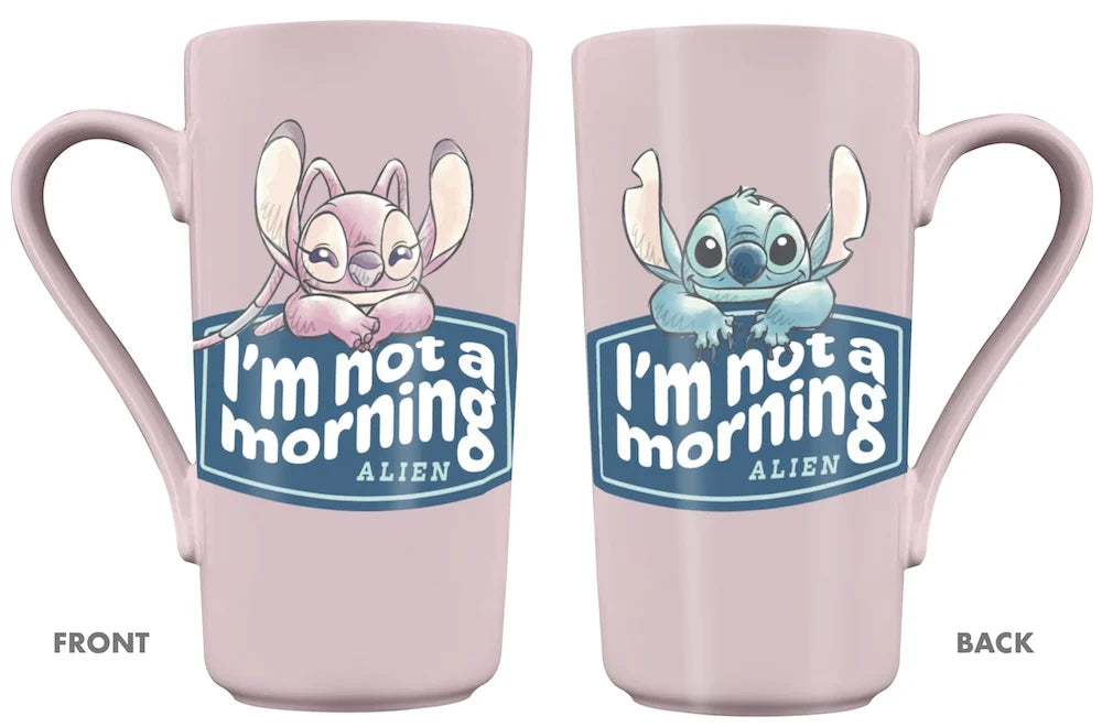 STITCH & ANGEL - I'm not a Morning Alien - Mug Latte 470ml
