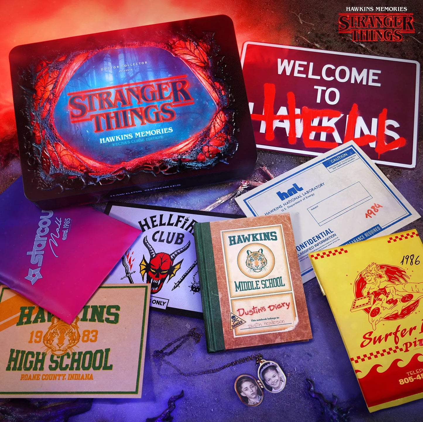 STRANGER THINGS - Hawkings Memories Box - Vecna's Curse Edition UK