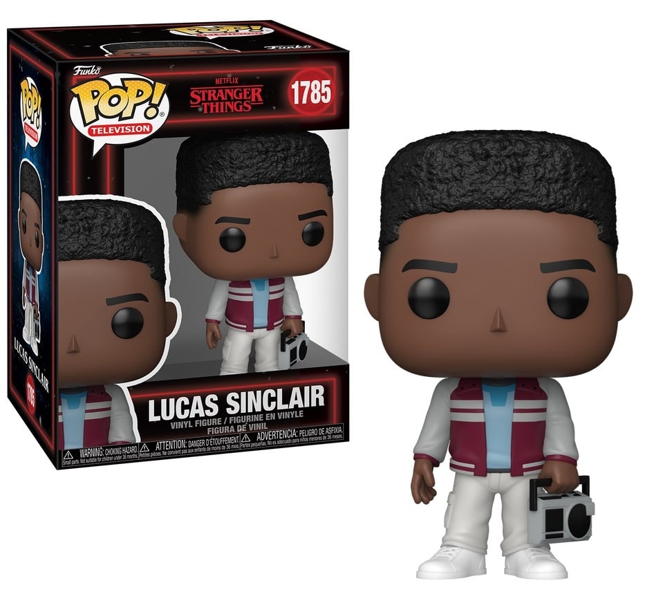 STRANGER THINGS S5 - POP TV N° 1785 - Lucas Sinclair avec Boombox