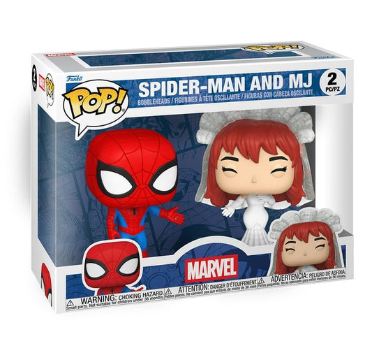 SUPERHERO COUPLES - POP Marvel - 2 Pack Spider-Man & MJ