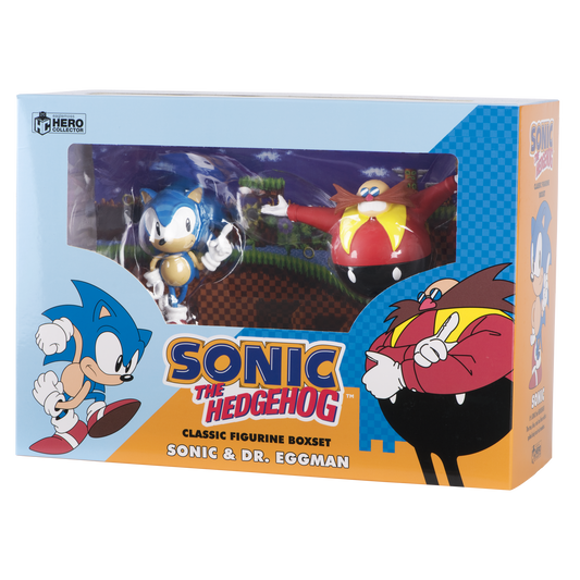 Sonic the Hedgehog - Sonic en Doctor Eggman 1:16 figuurset