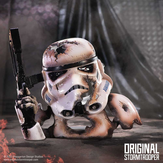 Star Wars - Stormtrooper in gevecht Blasted buste 23,5 cm PRECO