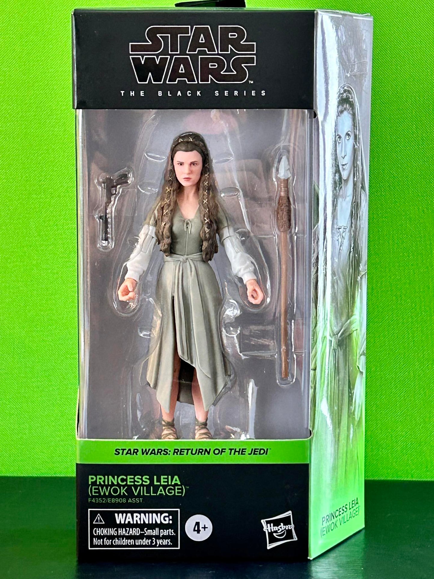 Star Wars The Black Series - Figurine d'action de la princesse Leia (Village Ewok) 15cm
