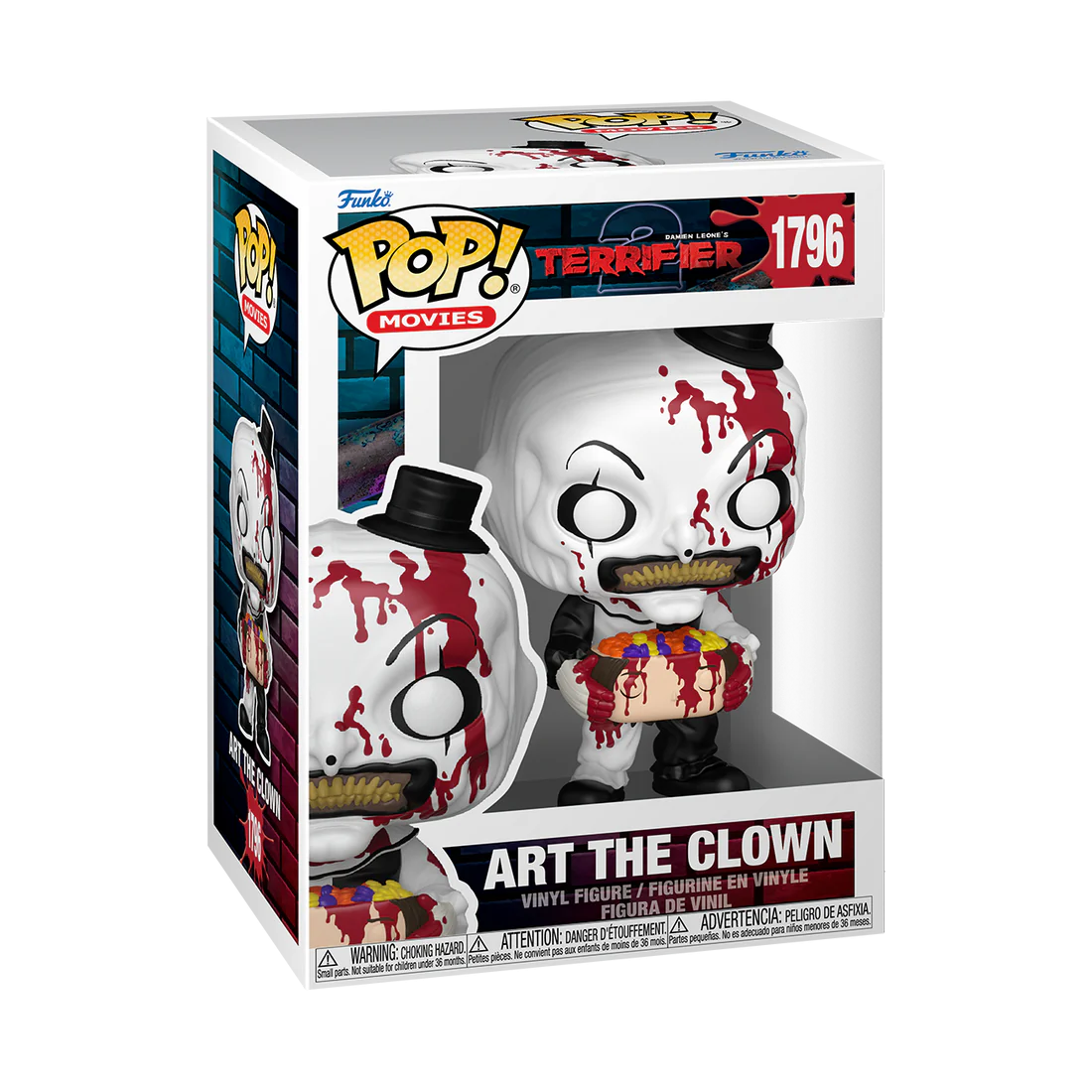 TERRIFIER - POP Movies N° 1796 - Art The Clown With Head
