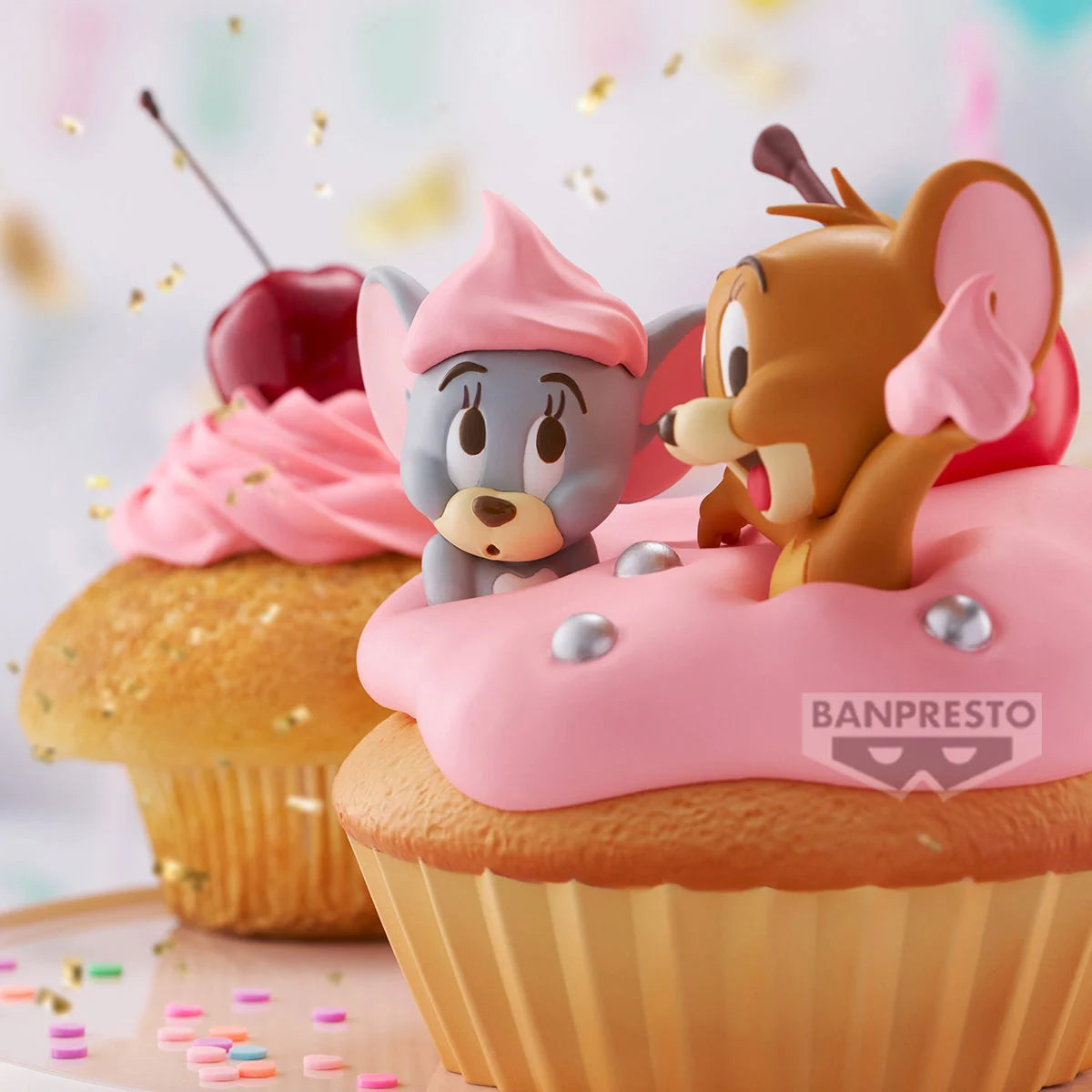 TOM & JERRY - Jerry & Tuffy - Figurine Big Soft Vinyl 11cm