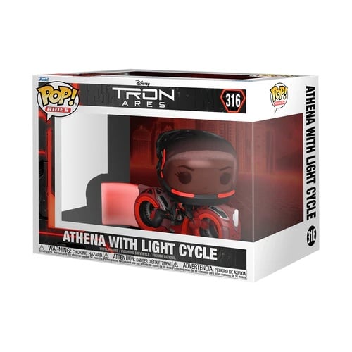 TRON ARES - POP Ride N° 316 - Athena with light cycle