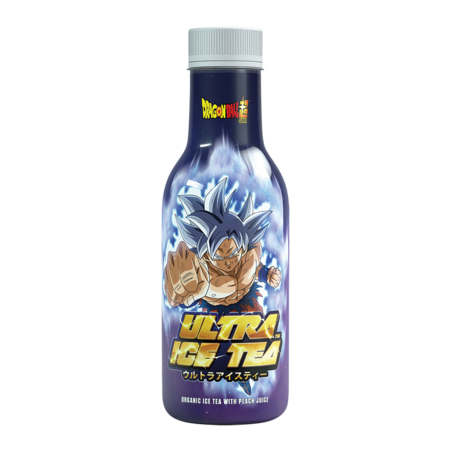 ULTRA ICE TEA Dragon Ball Super organic ice tea with peach juice Goku 50cl