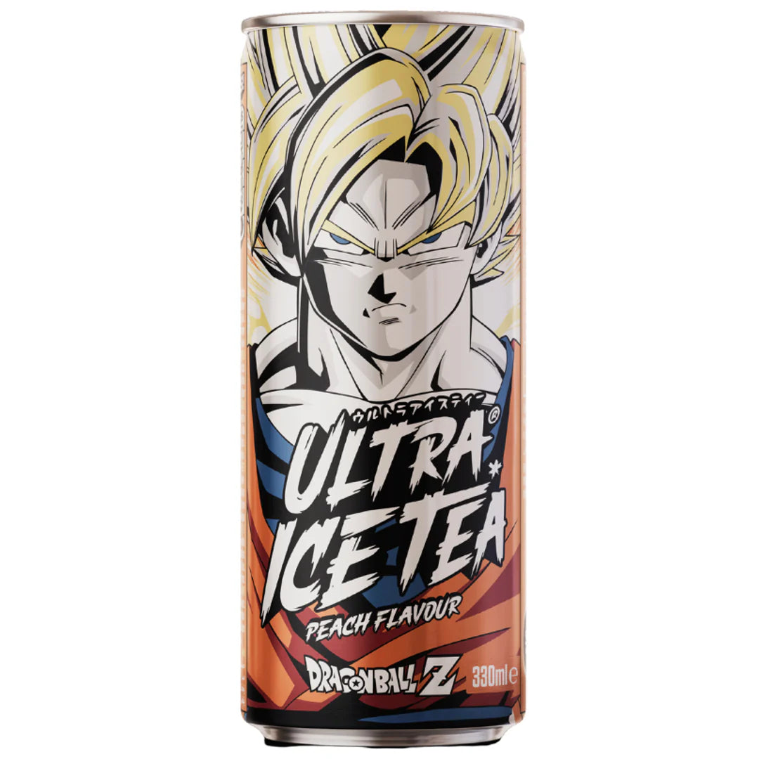 ULTRA ICE TEA Dragon Ball Z Iced Tea Peach Flavour Goku 33cl