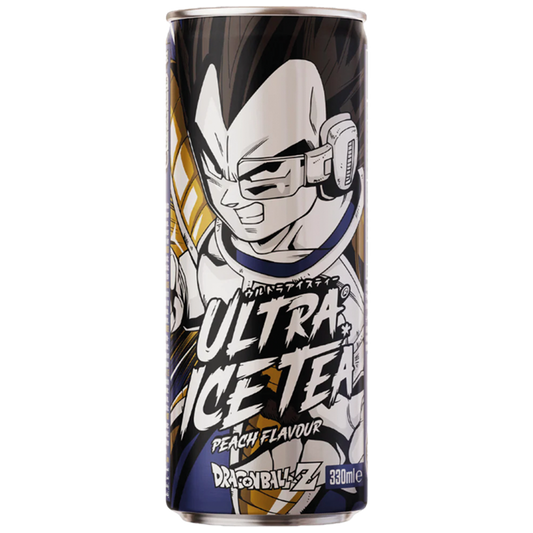 ULTRA ICE TEA Dragon Ball Z Iced Tea Peach Flavour Vegeta 33cl