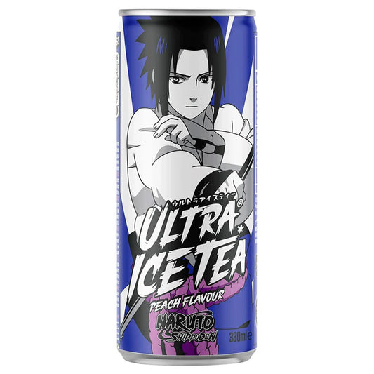 ULTRA ICE TEA Naruto Iced Tea Peach Flavour Sasuke 33cl