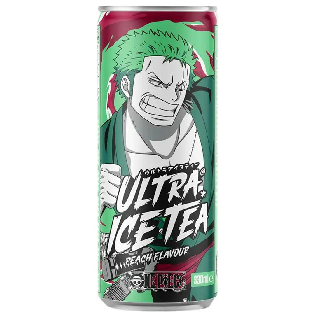 ULTRA ICE TEA One Piece Iced Tea Peach Flavour Zoro 33cl