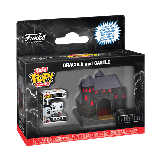 UNIVERSAL MONSTERS - Bitty Pop Town - Chateau de Dracula avec Dracula
