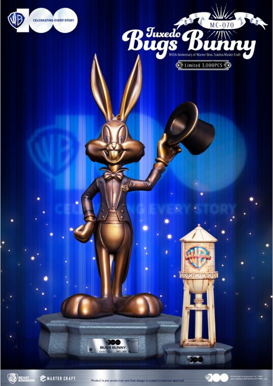 Warner Bros - MC-070 - 100e verjaardag van Warner Bros. Studios - Bugs Bunny Tuxedo Master Craft Preco-standbeeld