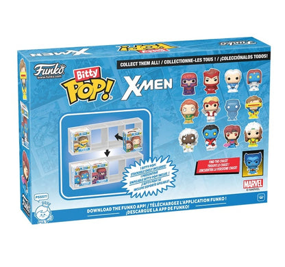 X-MEN - Bitty Pop 4 Pack 2.5cm - Gambit avec Chase