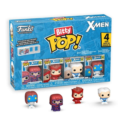 X-MEN - Bitty Pop 4 Pack 2.5cm - Magneto avec Chase