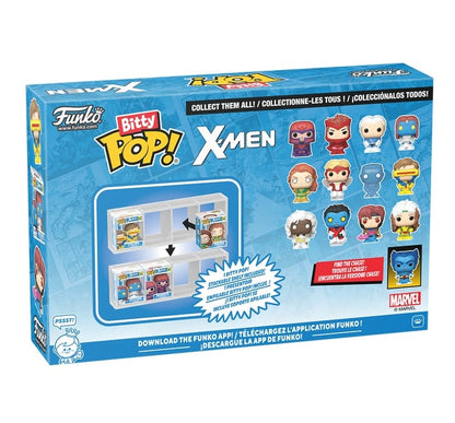 X-MEN - Bitty Pop 4 Pack 2.5cm - Magneto avec Chase