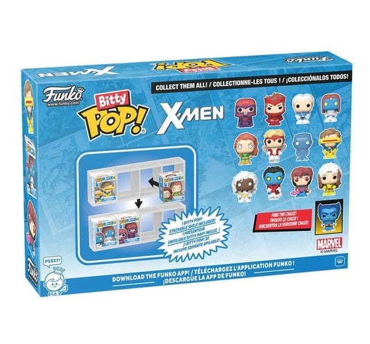 X-MEN - Bitty Pop 4 Pack 2.5cm - Magneto avec Chase