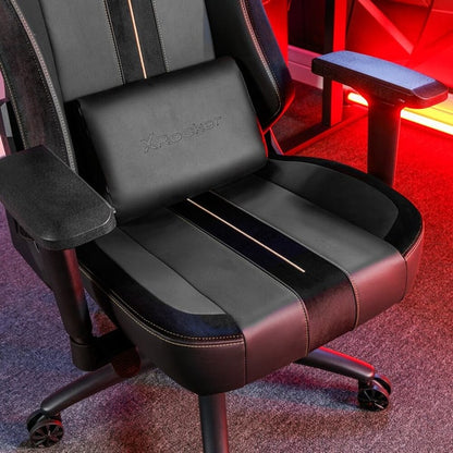 X ROCKER - CHAISE DE BUREAU ERGONOMIQUE ONYX NOIRE-OR