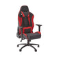 X ROCKER - CHAISE DE JEU ESPORT SIENA AVEC RÉGLAGE CONFORTABLE ET FINITION EN TISSU NOIRE-ROUGE