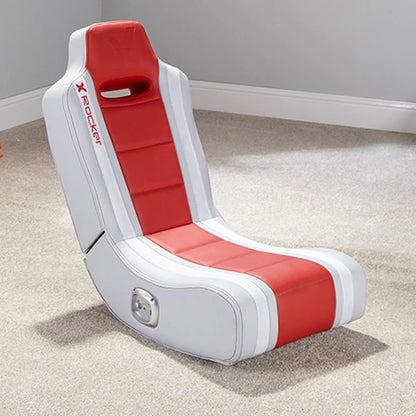 X ROCKER - HYDRA 2.0 FLOOR ROCKER GAMING STOEL - ROOD EN WIT