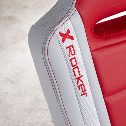 X ROCKER - HYDRA 2.0 FLOOR ROCKER GAMING STOEL - ROOD EN WIT