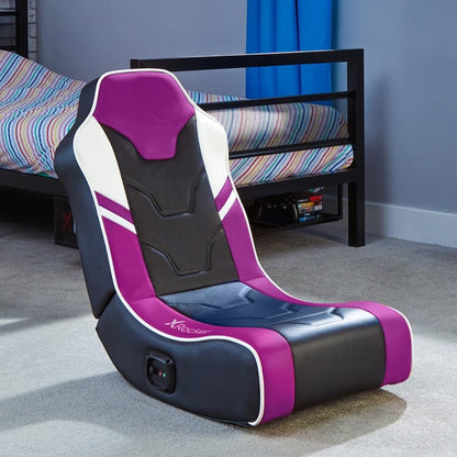 X ROCKER - SHADOW 2.0 STEREO AUDIO GAMING FLOOR ROCKER PURPLE