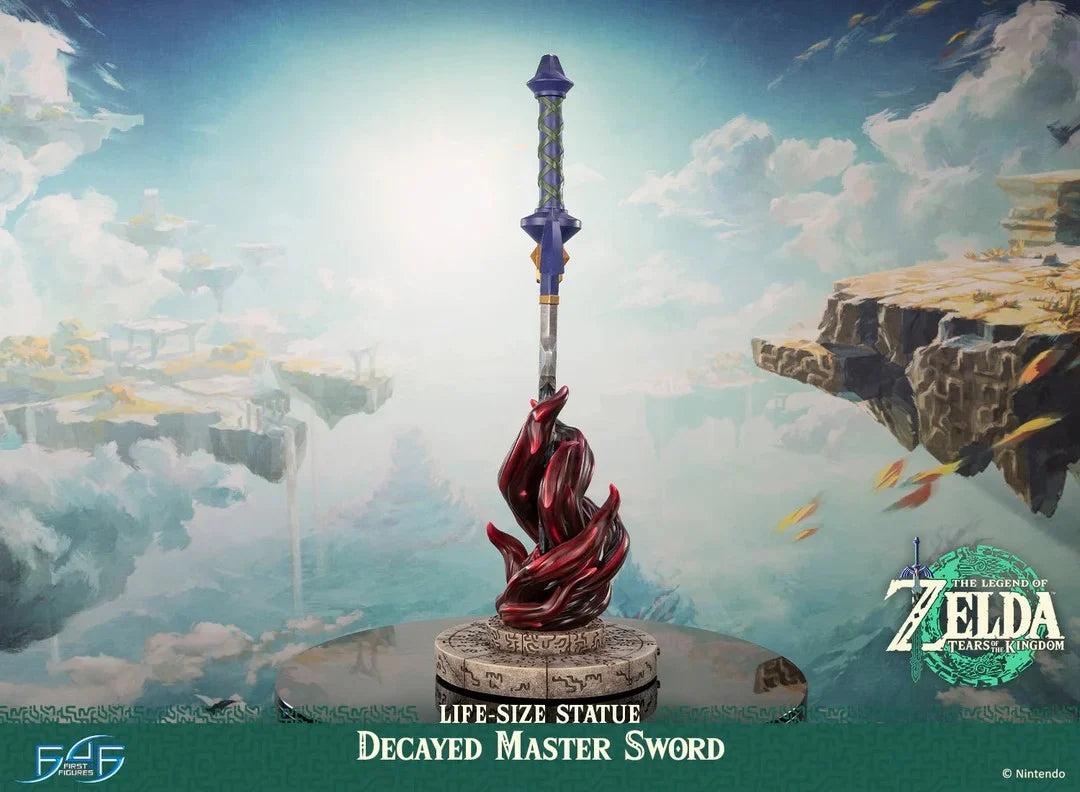 ZELDA TEARS OF THE KINGDOM - Decayed Master Sword - Statuette 1/1 71cm PRECO > 19/01/26