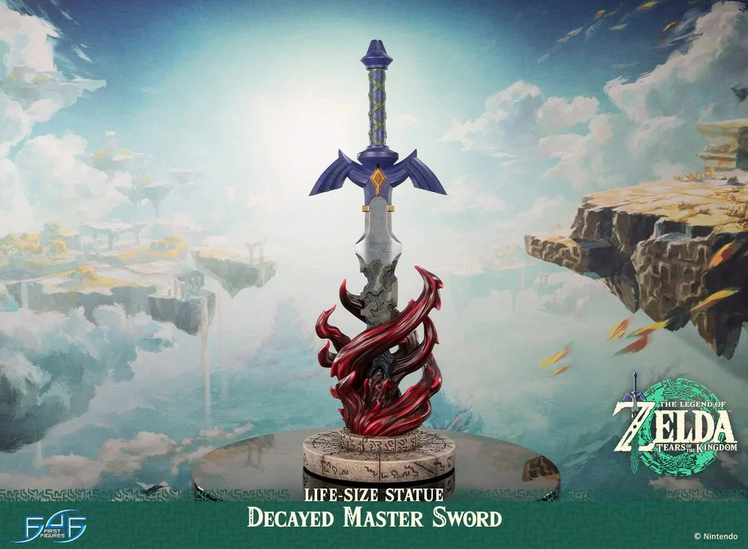ZELDA TEARS OF THE KINGDOM - Decayed Master Sword - Statuette 1/1 71cm PRECO > 19/01/26