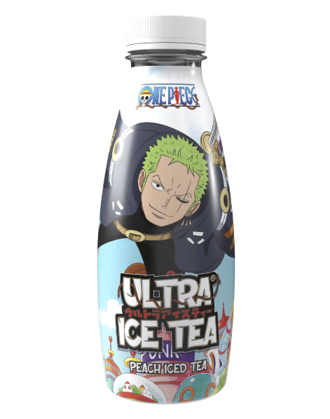 ULTRA ICE TEA One Piece (egghead) Peach Iced Tea Zoro 50cl