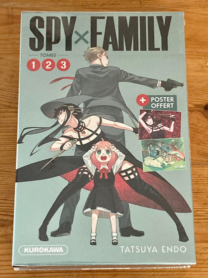 BOX - SPY X FAMILY - TOMES 1-2-3 + POSTER