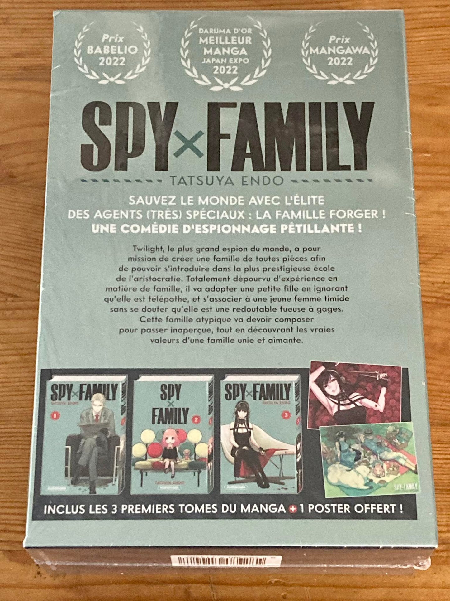 BOX - SPY X FAMILY - TOMES 1-2-3 + POSTER