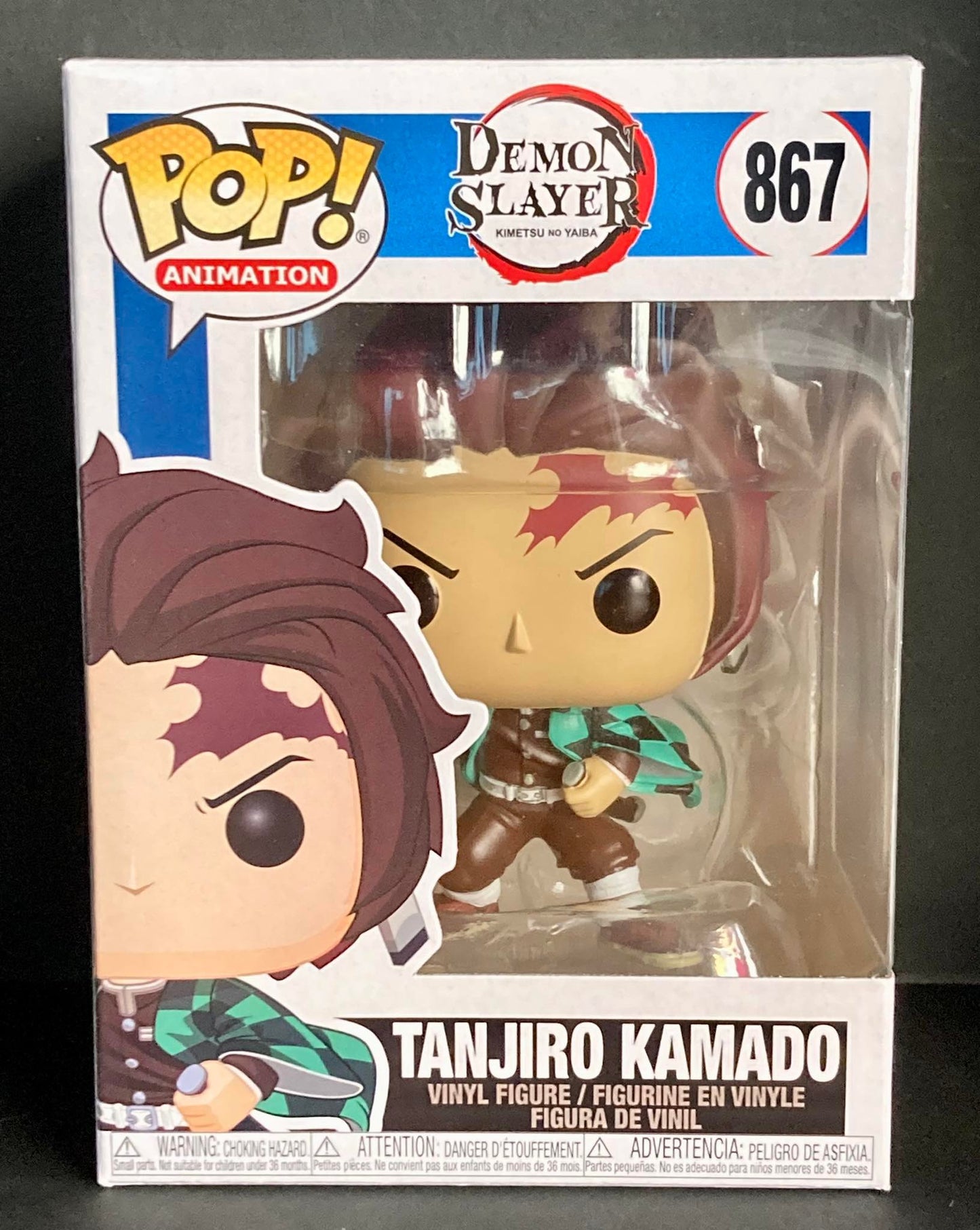 Figurine Pop Demon Slayer #867 Tanjiro Kamado