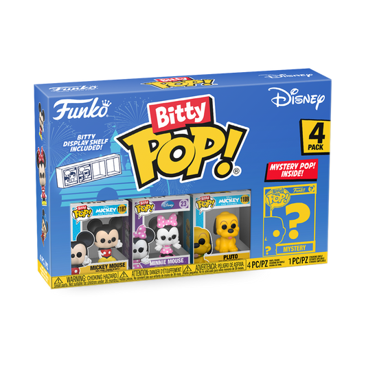 Funko Bitty Pop! 4 stuks: Disney - Mickey Mouse
