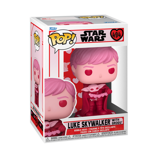 Funko pop! Star Wars: Valentines - Luke Skywalker met Grogu