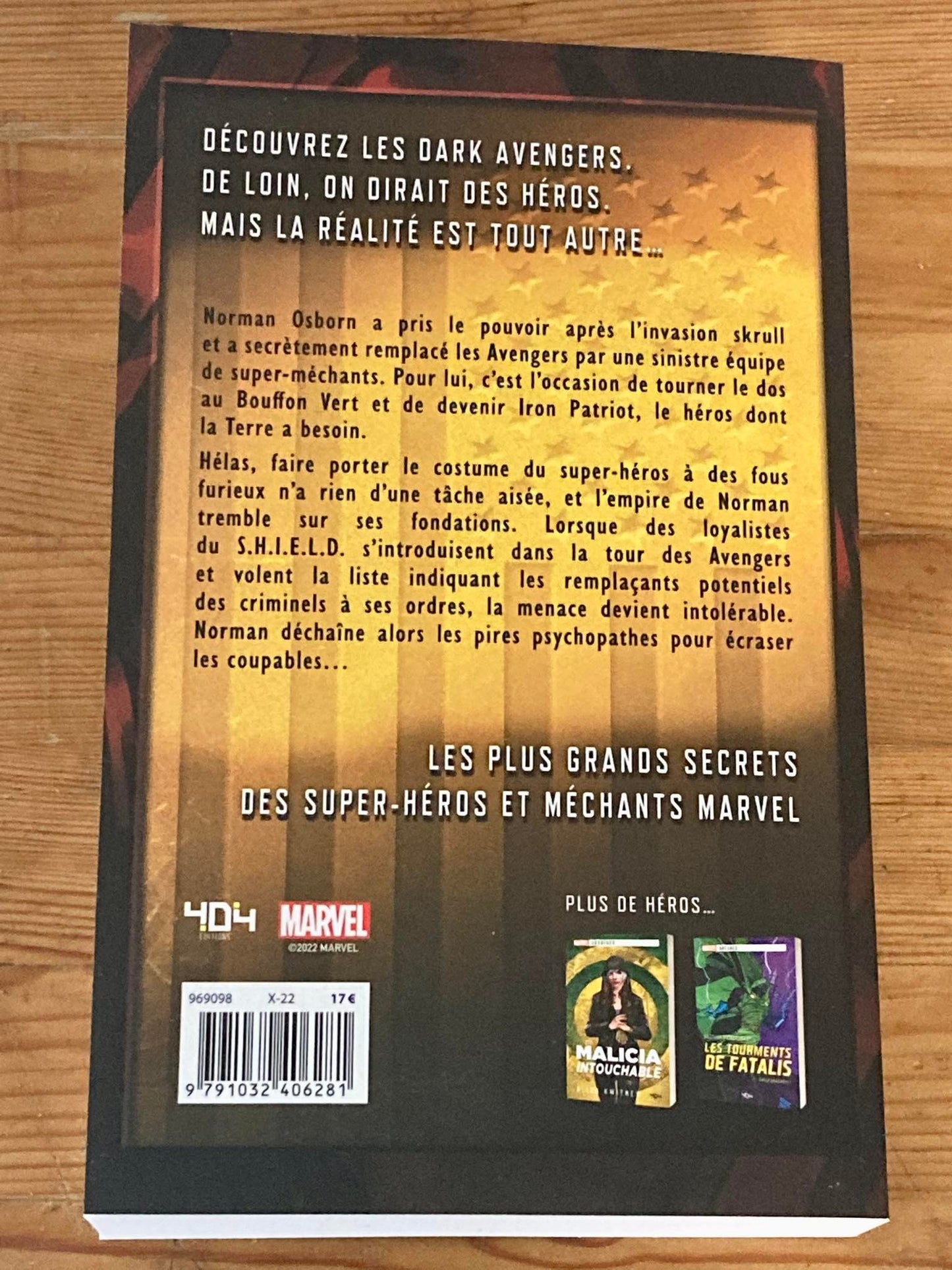 MARVEL ARCANES - LES DARK AVENGERS - LA LISTE DU PATRIOT