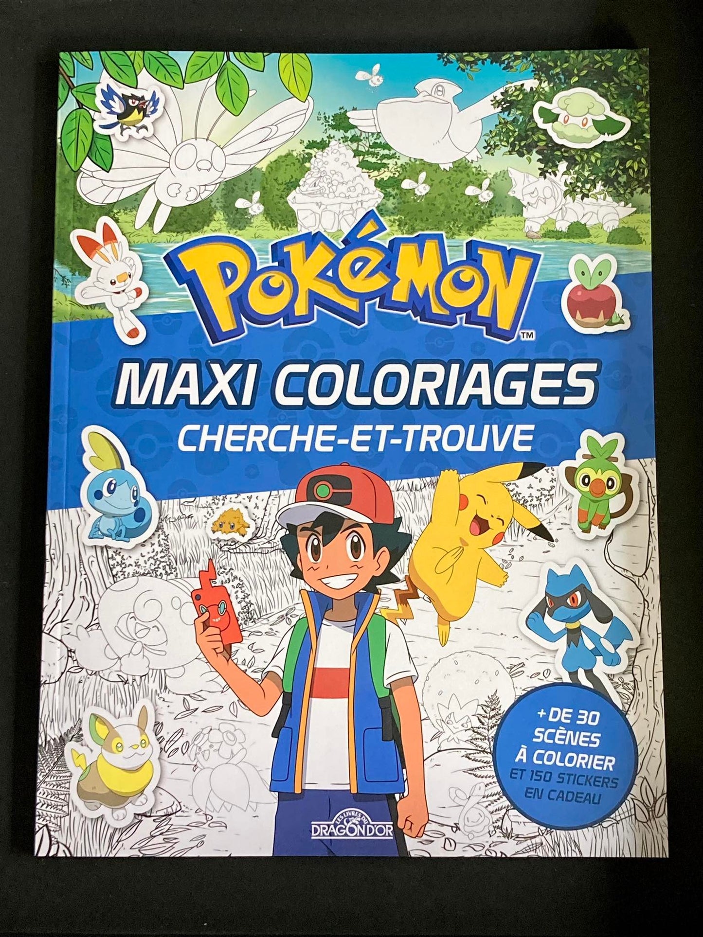 POKEMON - MAXI COLORIAGES CHERCHE-ET-TROUVE