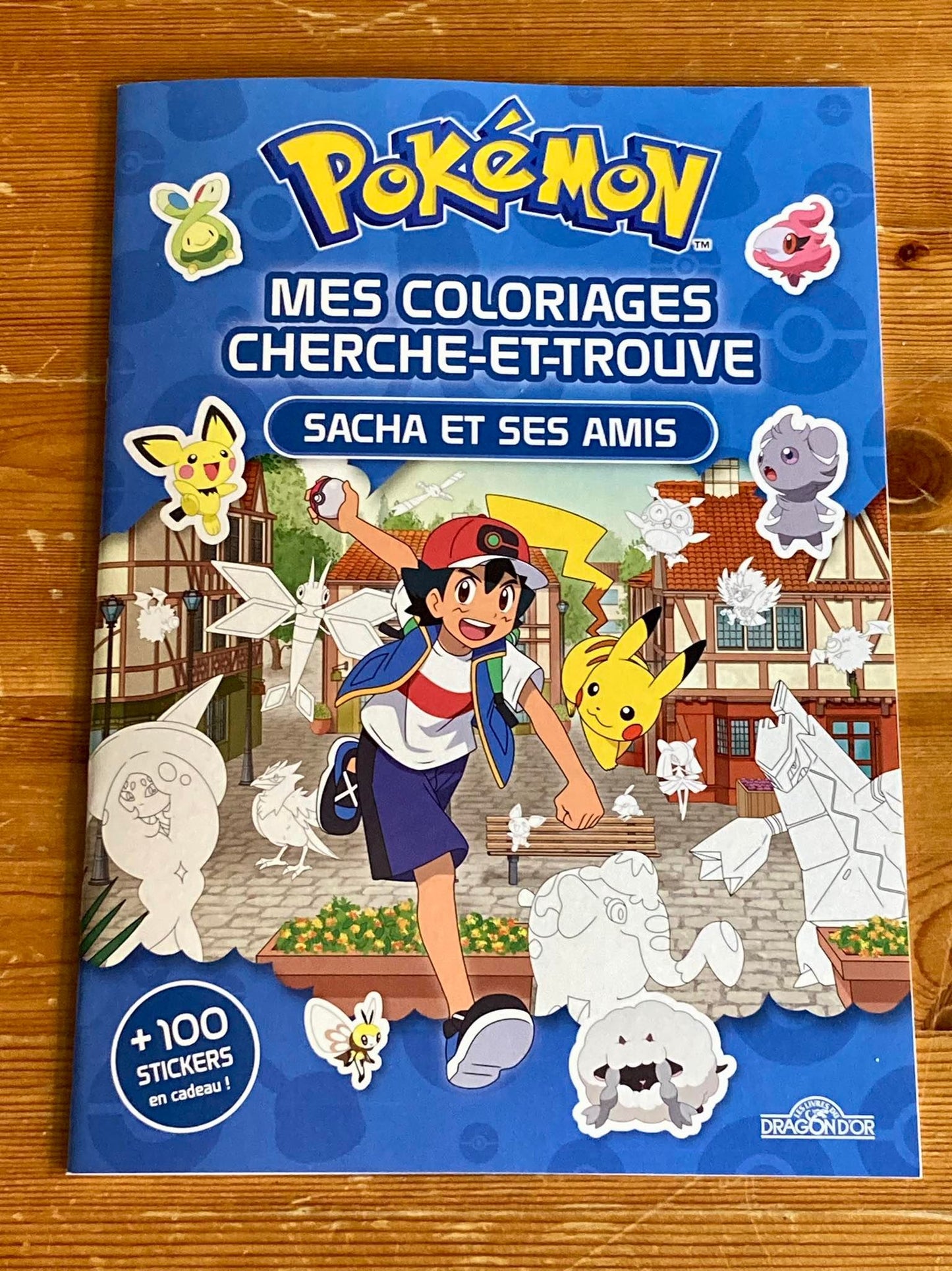 POKEMON - MY SEARCH AND FIND COLORING PAGES - SACHA AND HIS FRIENDS