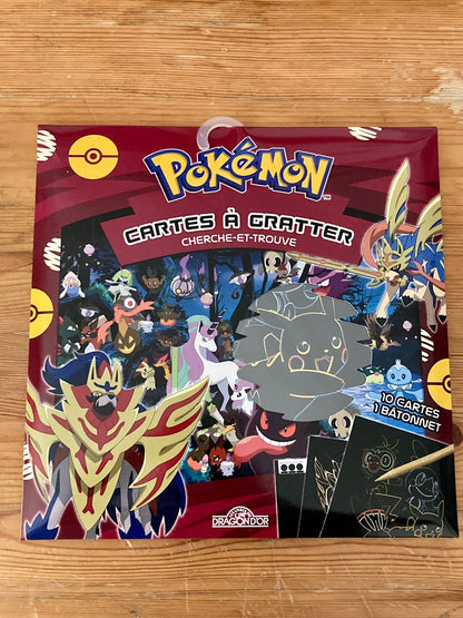 POKEMON MES CARTES A GRATTER CHERCHE-ET-TROUVE LES POKEMONS LEGENDAIRES DE GALAR