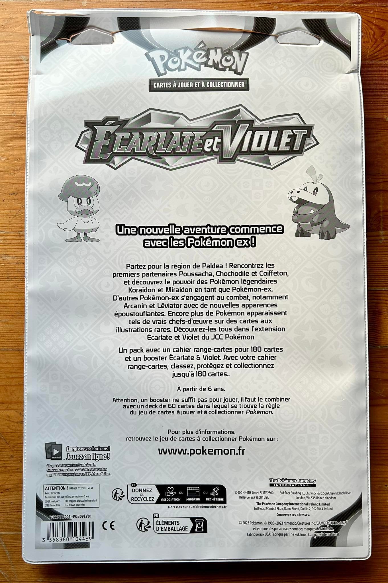 Pokémon TCG - Scarlet and Violet - Portfolio with booster (1x random blister portfolio)