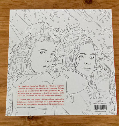 STRANGER THINGS - LIVRE DE COLORIAGE OFFICIEL