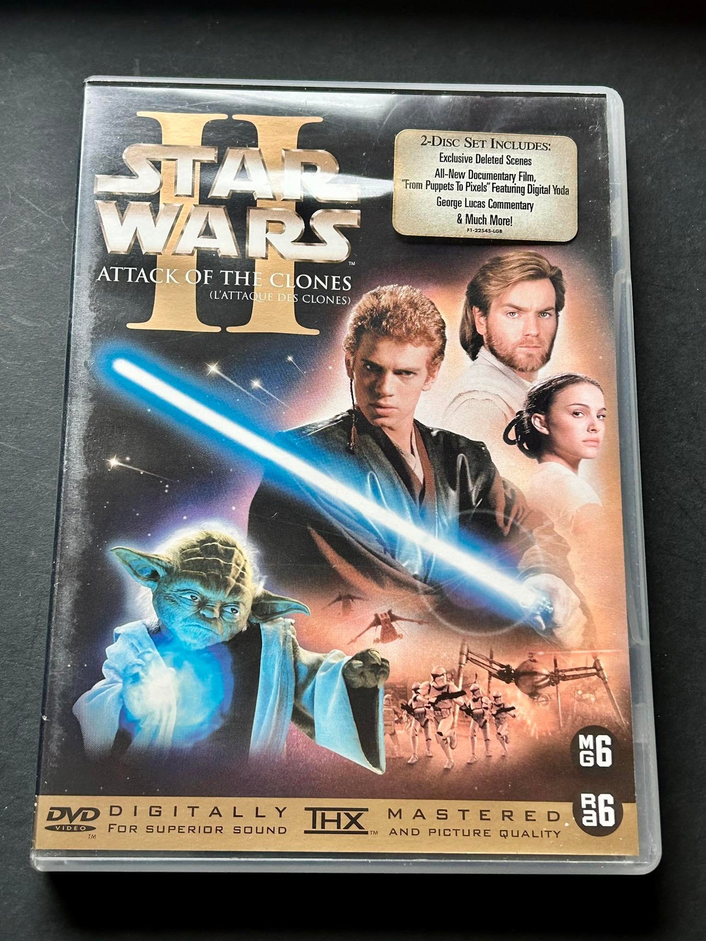 DvD Star Wars: Episode II, aanval van de klonen - Editie 2 DVD
